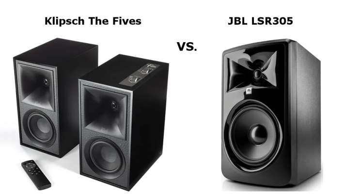 Klipsch the Fives vs JBL LSR305