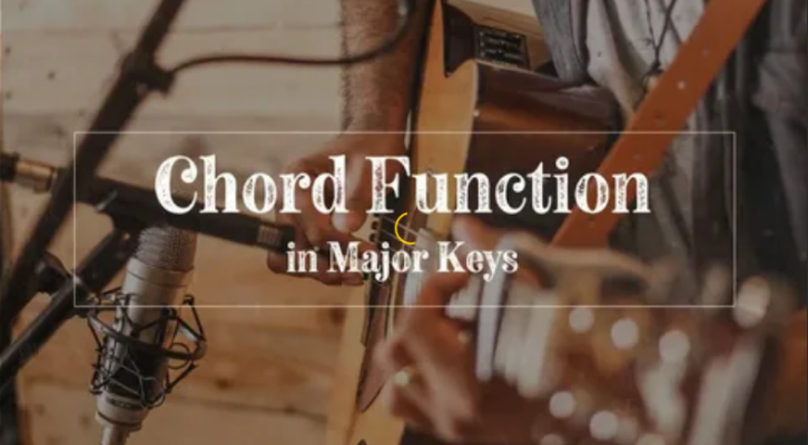 Chord Functions in the Major Keys