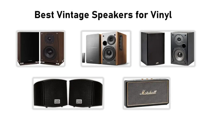 Best Vintage Speakers for Vinyl Record Players